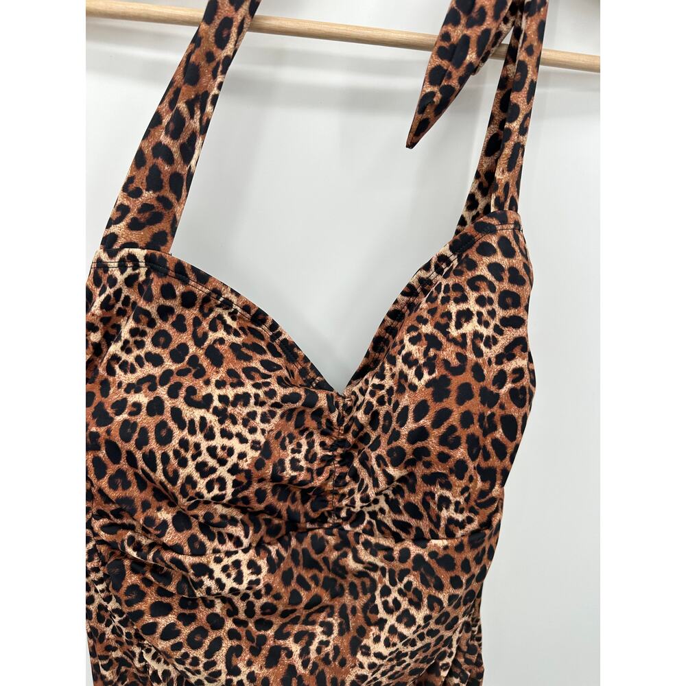 Ruby Ribbon Womens Animal Print Riviera One Piece Swimsuit Size 18 Beach Vaca - Picture 8 of 11